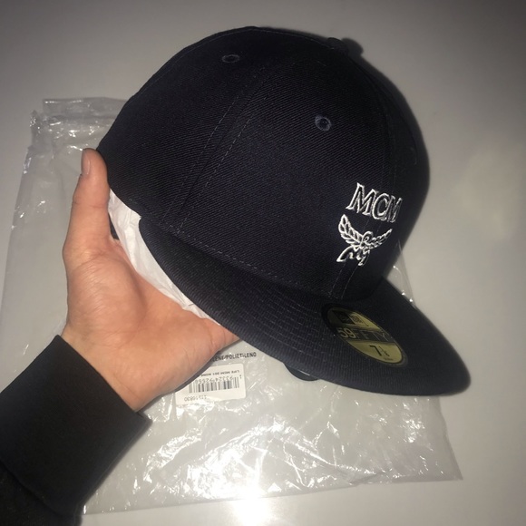 MCM x New Era Fitted Cap Hat 7 1/8 - Picture 1 of 6